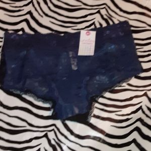 UNDIES STRETCH LACE BOY SHORTS 3 PAIR